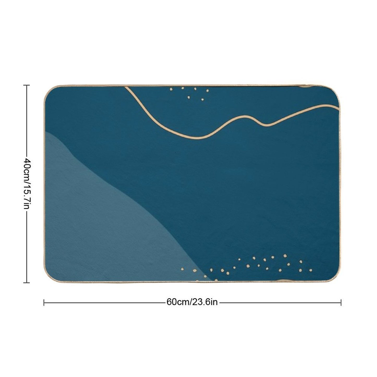 Night Sky  Repositionable Bath Mat