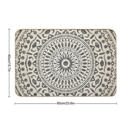 Watercolor Mandala Mandala5w  High-Traffic Bath Mat