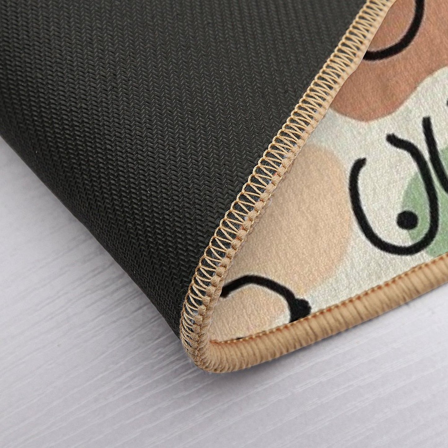 Midcentury Boobs Abstract  Versatile Bath Mat