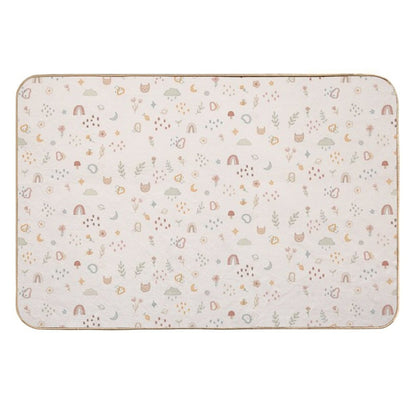 Cute Doodle Pattern  Long-Lasting Bath Mat