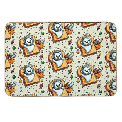 Space Ghost on Toast  Non-Slip Bath Mat