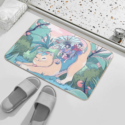 Maneki-neko  Multi-Purpose Bath Mat