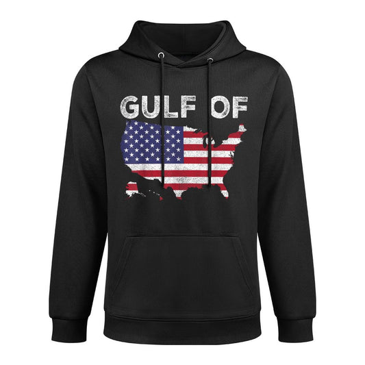 Vintage Gulf Of United States Of America USA Map Colorfast Hoodie
