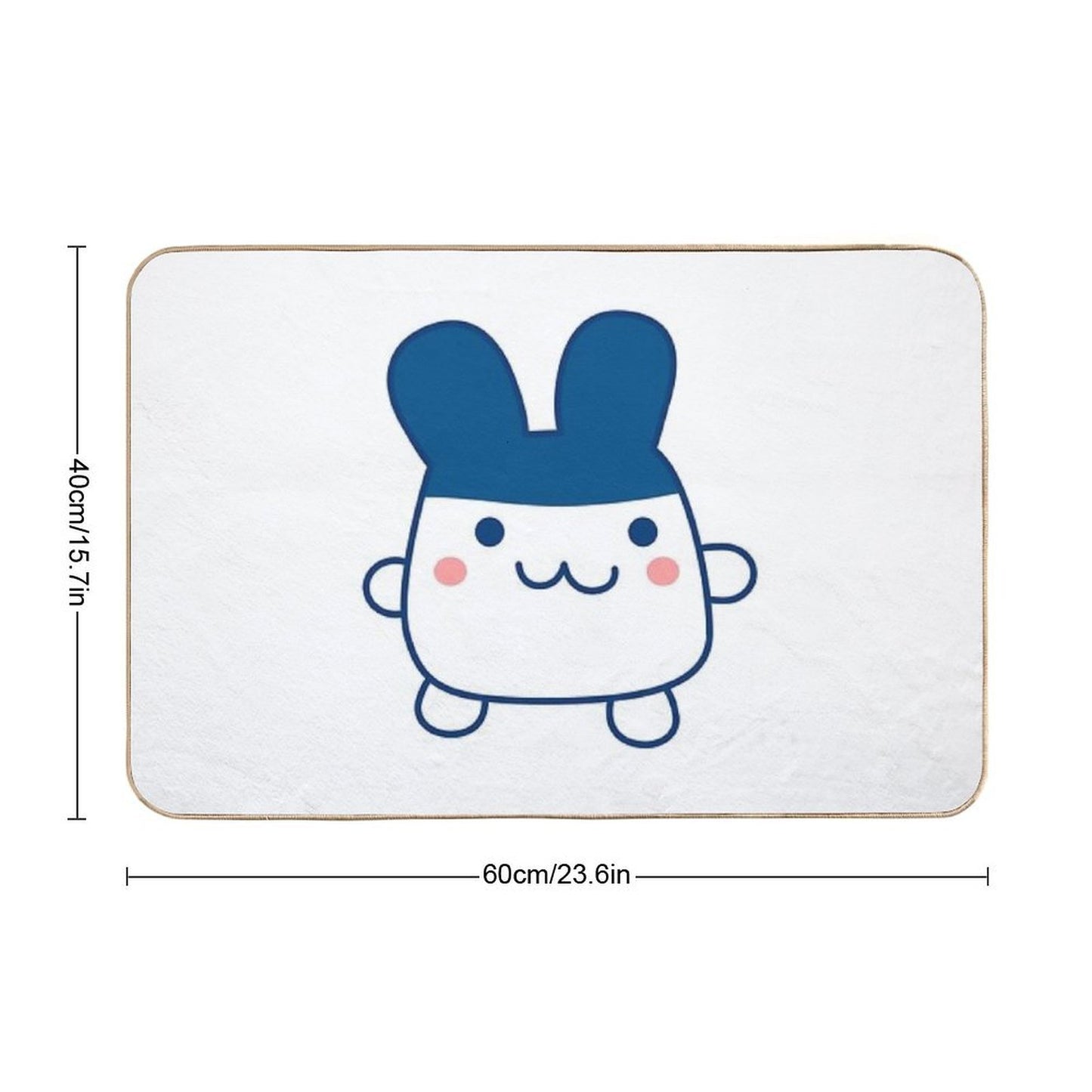 Tamagotchi Mimitchi  Eco-Friendly Bath Mat