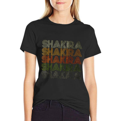 Love Heart Shakira GrungeVintage Style Black Shakira Soft T-Shirt