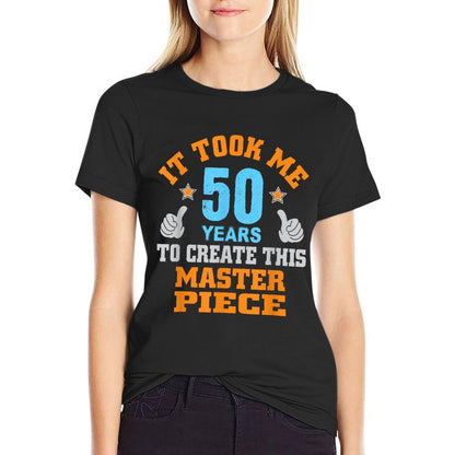 50 Years Old Joke Graphic 50th Birthday Gifts  Soft T-Shirt