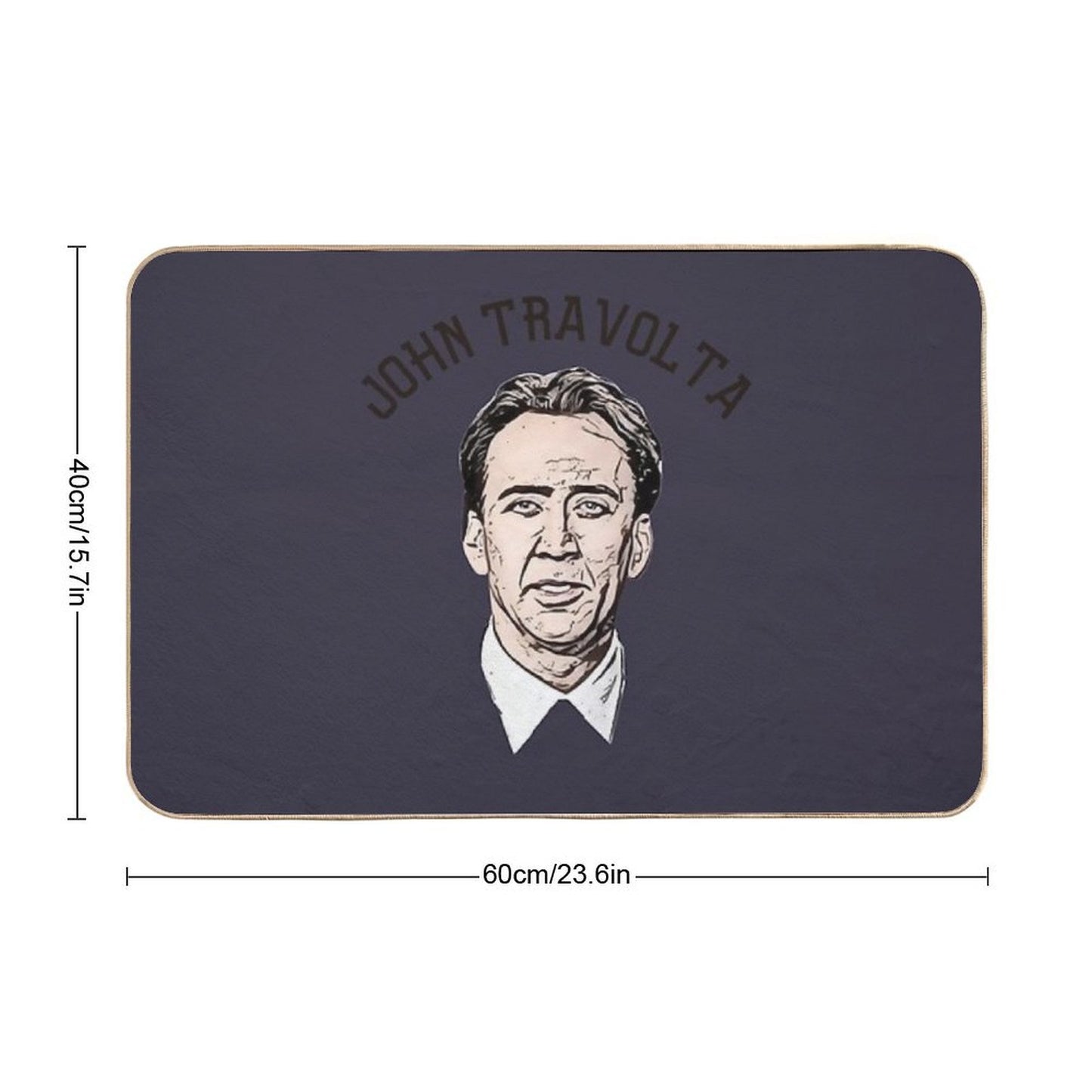 Lover Gifts Nicholas Cage Gift For Halloween  Fade-Resistant Bath Mat