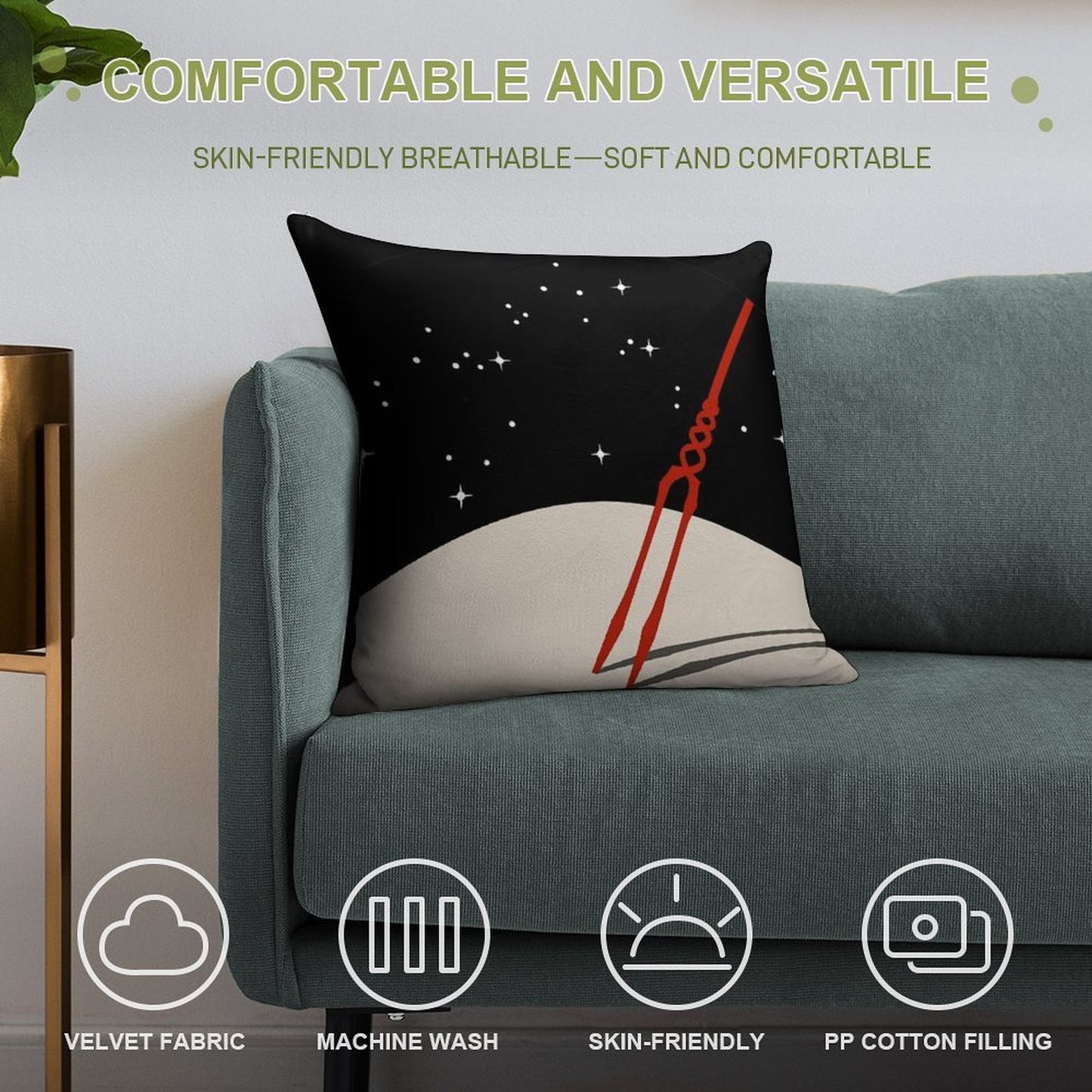 Lance of Longinus - No Logo Soft Anti-Pilling Throw Pillow