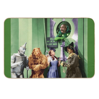Wizard Curtain  Oz Dorothy Tin  Man  Rarity Mask Still Wizard Oz Digital Colorized Print  Anti-Trip Bath Mat