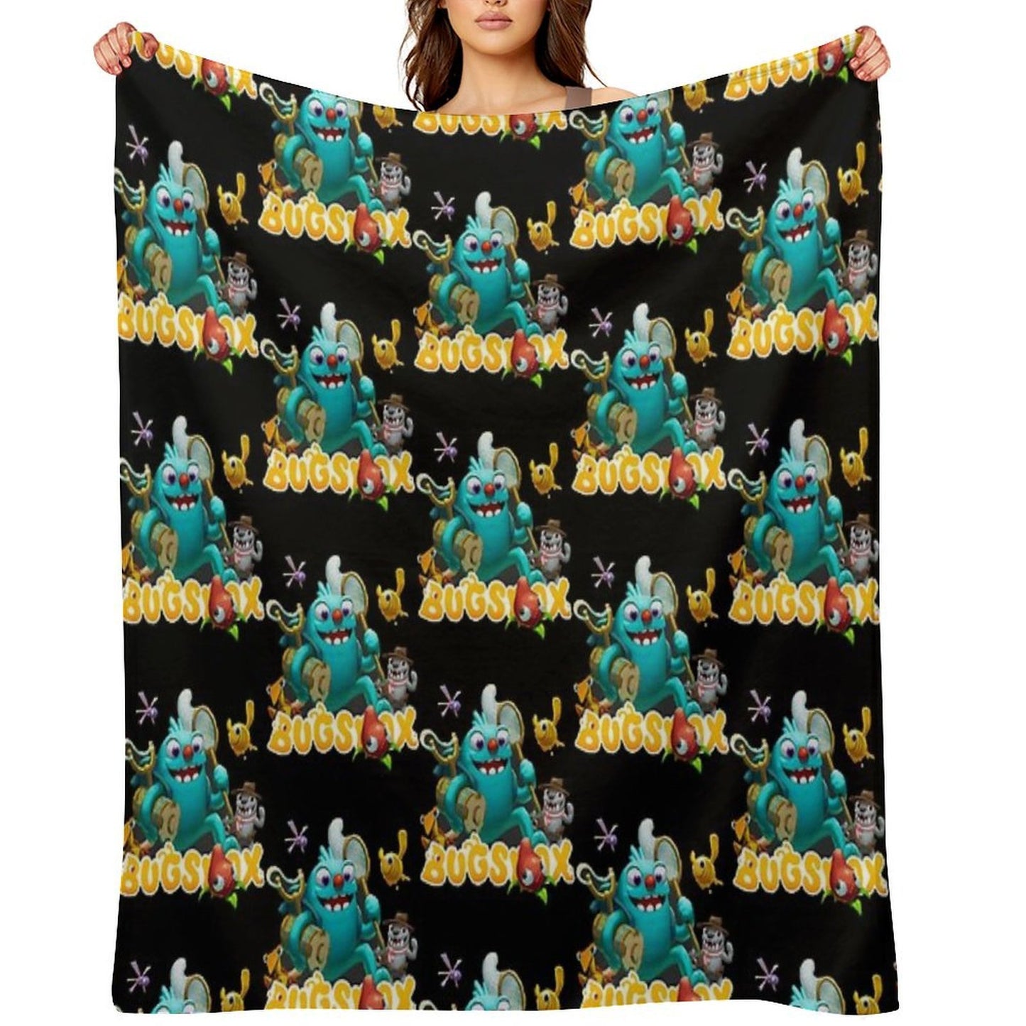 Bugsnax Plush Throw Blanket