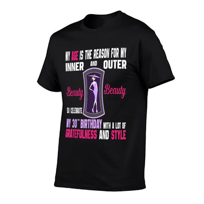 30 Year Old Women Fabulous Bday 1991 - Girls 30th Birthday  Durable T-Shirt