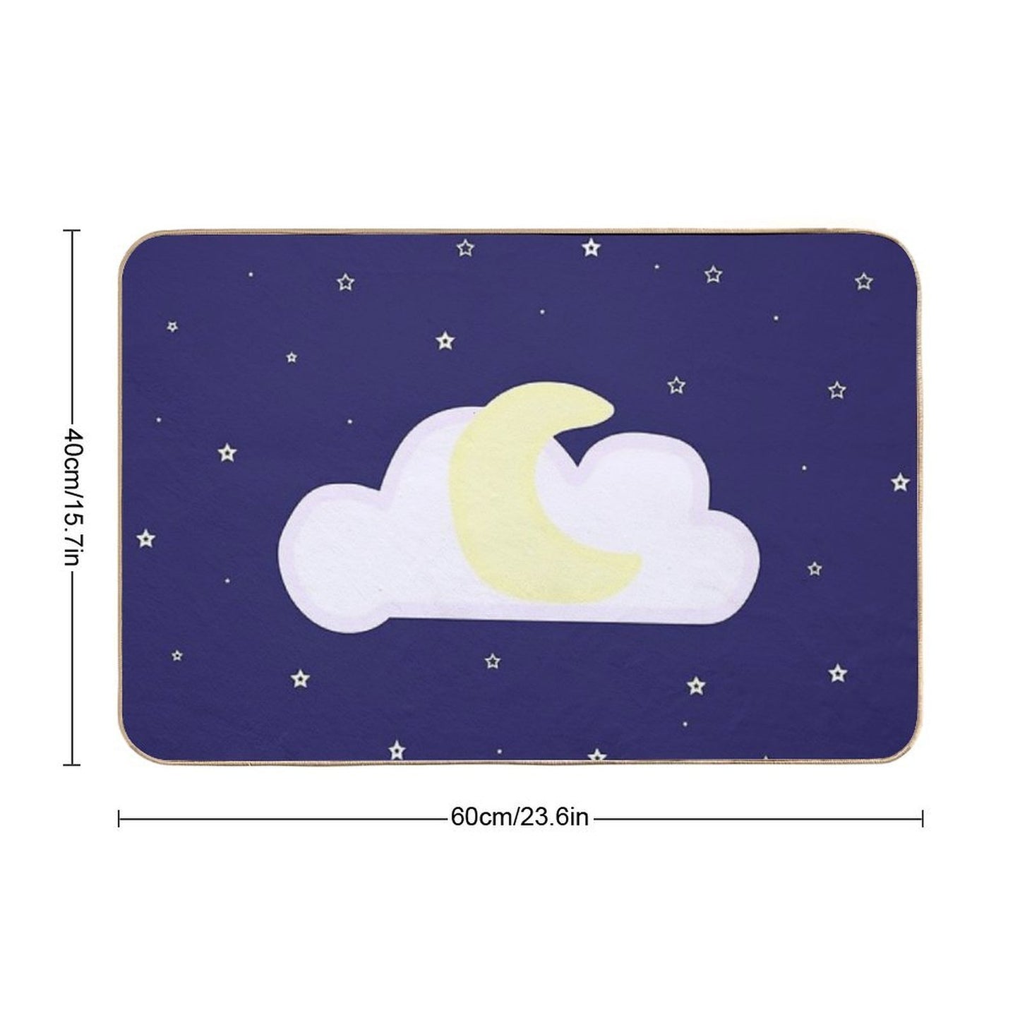 Dreamy Night Sky  Absorbent Bath Mat