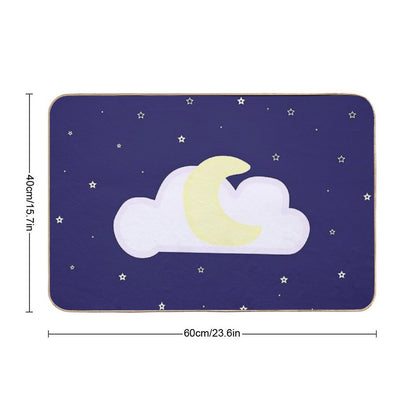 Dreamy Night Sky  Absorbent Bath Mat