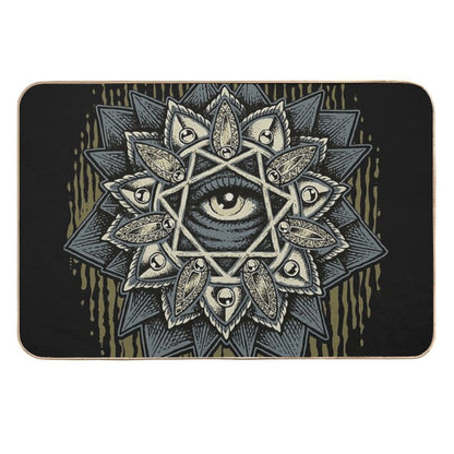 Seven Rays Eye  Stain-Proof Bath Mat
