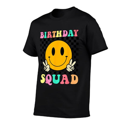 Birthday Squad For Men Women Kids Funny Birthday Matching  Graphic-printed T-Shirt