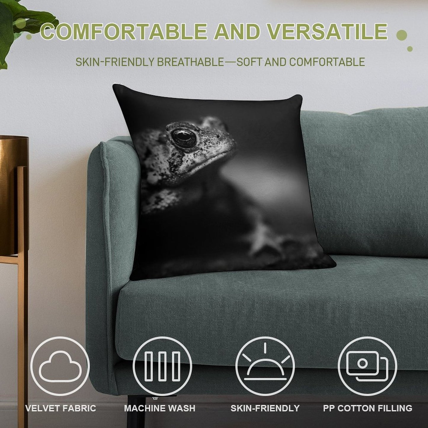 Eyes Betray The Soul And Bare Its Thinking Soft Anti-Pilling Throw Pillow