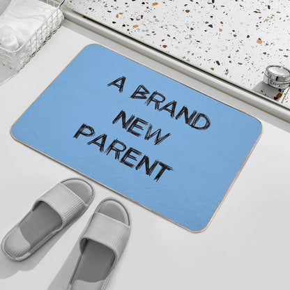 A Brand New Parent  Rapid-Drying Bath Mat