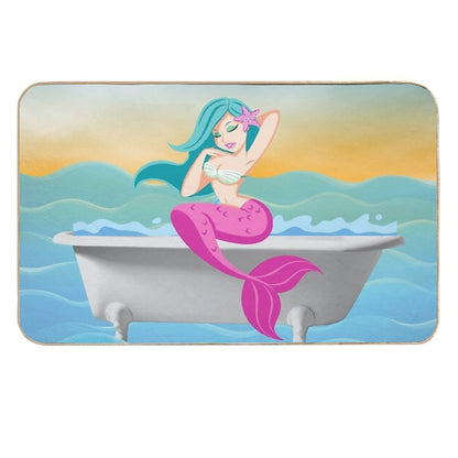 Mermaid in Bath  Pet-Safe Bath Mat