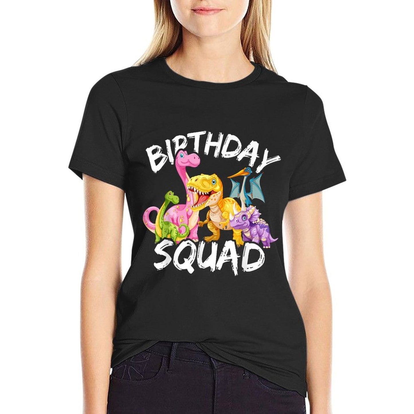Birthday Squad Dino Kids Birthday Boy Dinosaur Lover Party  Odor-resistant T-Shirt
