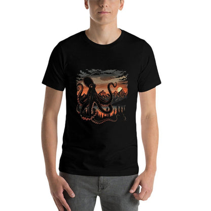 Twilight Kraken  Men Women (XS-6XL)  Graphic Comfortable T-Shirt