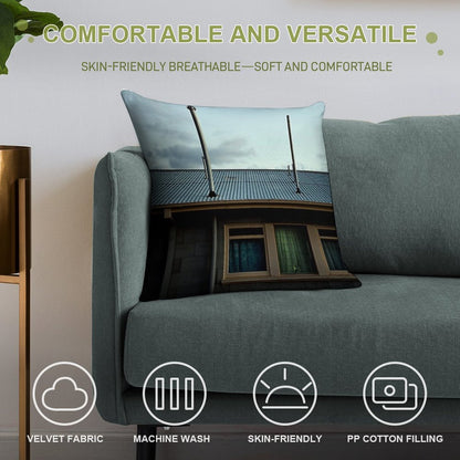 Home Sweet Home Soft Easy Maintenance Throw Pillow