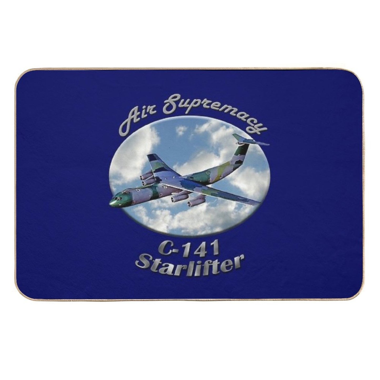 C-141 Starlifter Air Supremacy Durable Bath Mat