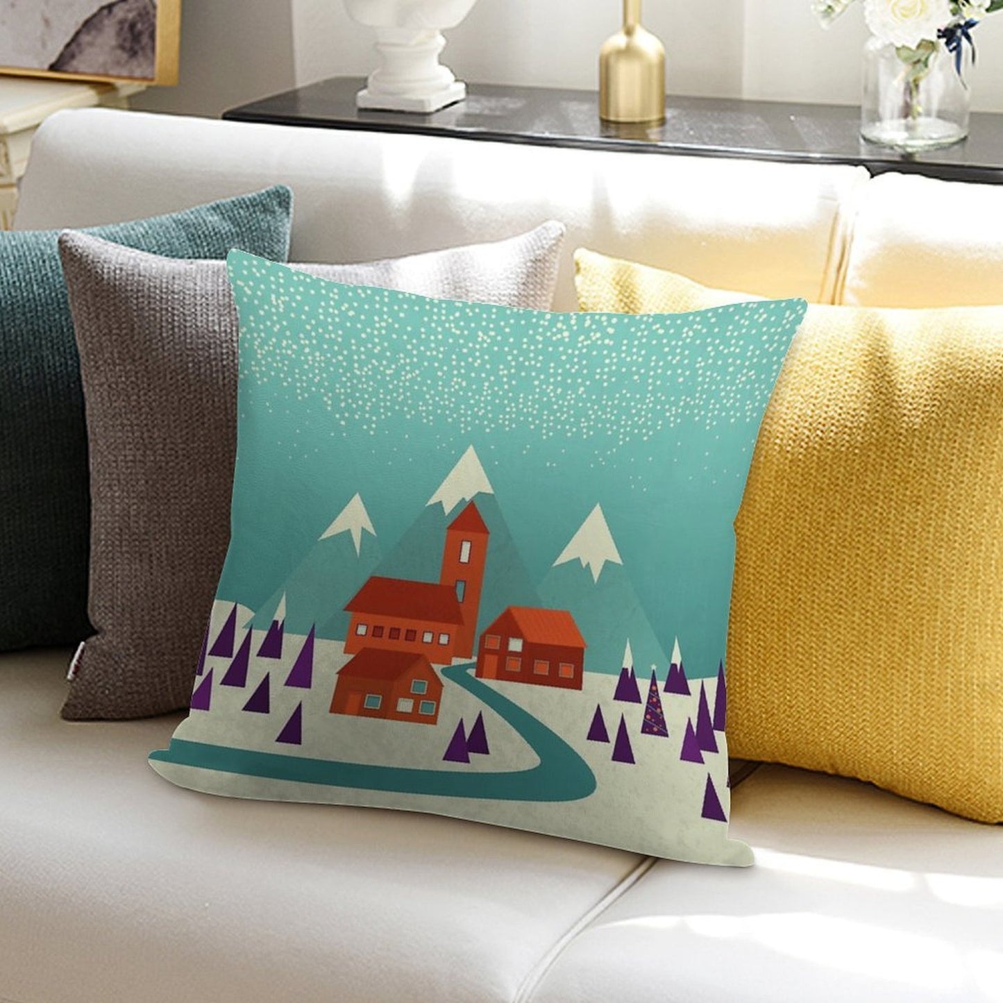 Village Soft Ultra-Soft Texture Throw Pillow
