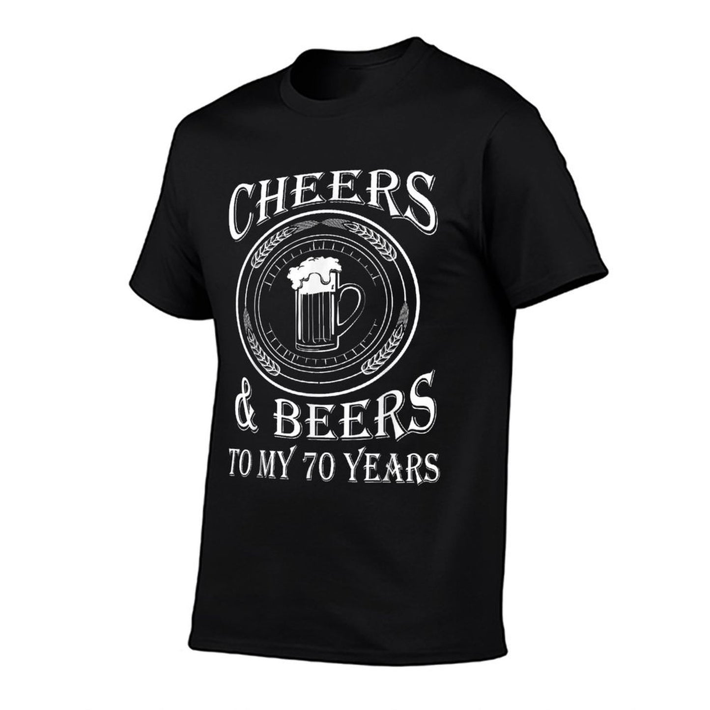 Cheers And Beers To My 70 Years - 70th Birthday Gift  Polyester Blend T-Shirt