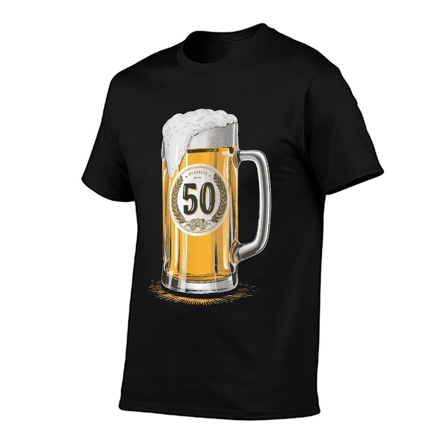 Beer Humor Men Father 50th Birthday Comfortable T-Shirt