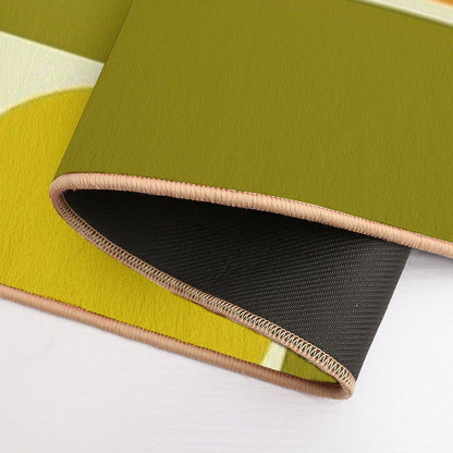 Retro Geometric Design 674  Absorbent Bath Mat