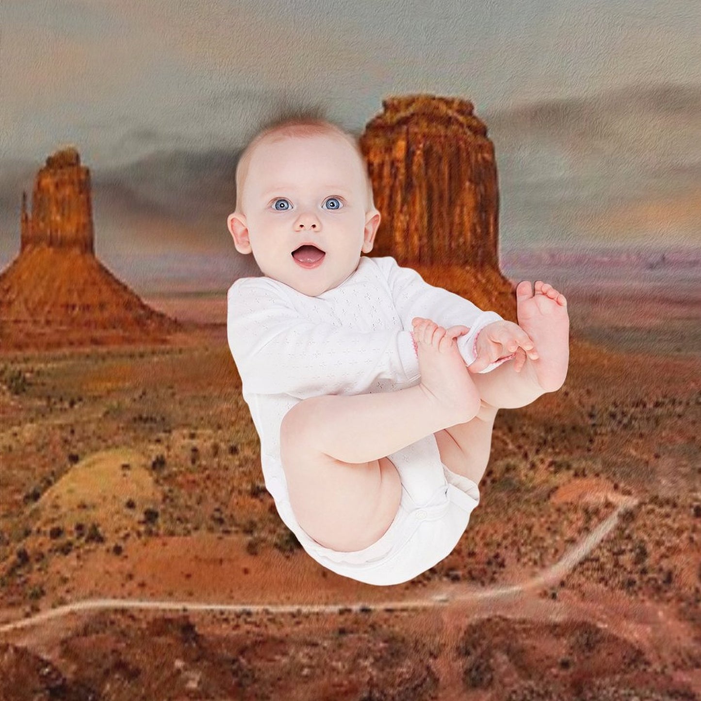 Monument Valley from John Wayne Point at Sunset All-season Throw Blanket