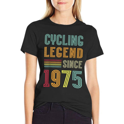 Cycling Legend 1975 Bicycle Sports 50th Birthday Cyclist  Moisture-wicking T-Shirt