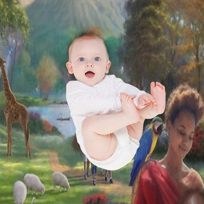 Paradise Park Sustainable Throw Blanket