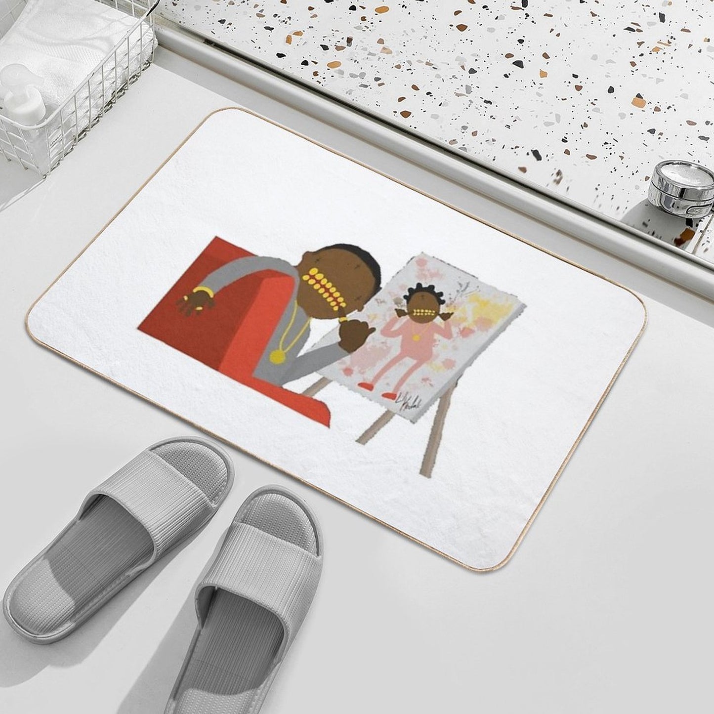 Painting My Pictures  Odorless Bath Mat