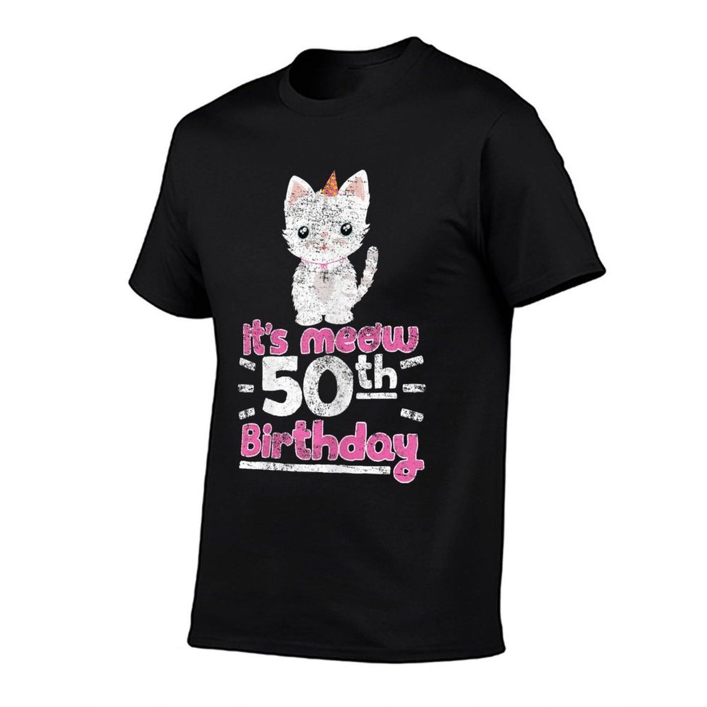 Cute Kitten Kitty Cat 50th Birthday Women 50 Years  Soft T-Shirt