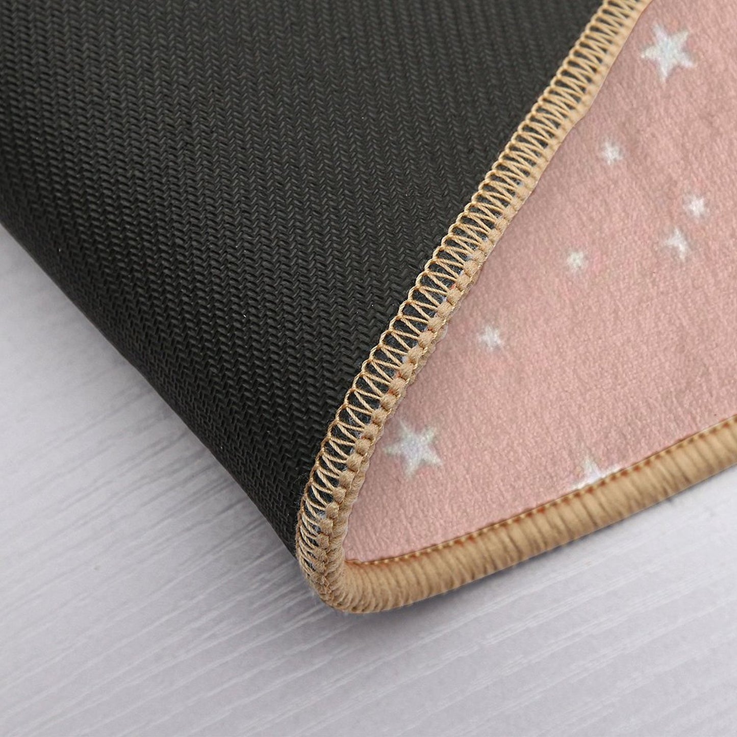 Pastel Star Pattern  Stain-Proof Bath Mat