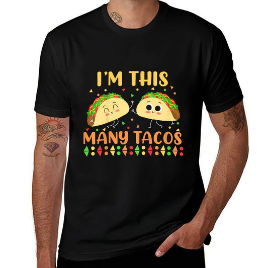 I'm This Many Tacos Second Birthday Party Cinco De Mayo  Graphic-printed T-Shirt