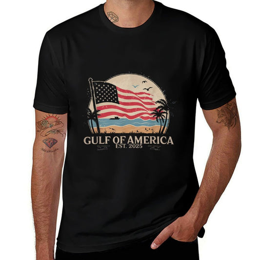 Vintage Gulf Of USA America Gulf of Mexico Or America Affordable Price T-Shirt