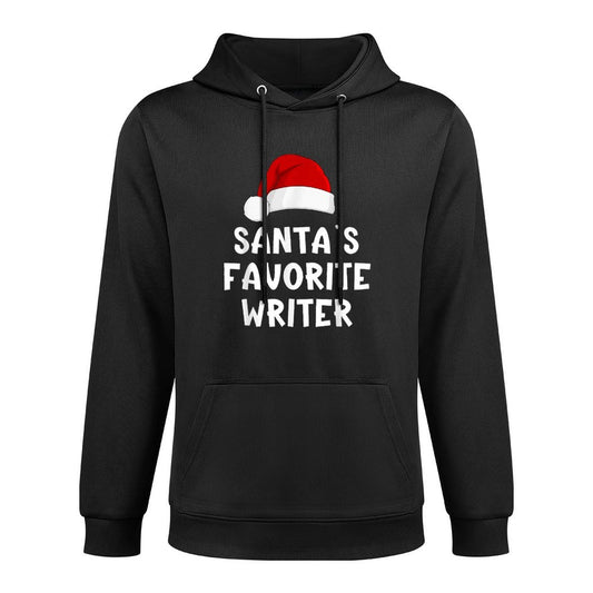 Christmas Santas Favorite Writer Funny Xmas Pajama Writing Unisex Design Hoodie