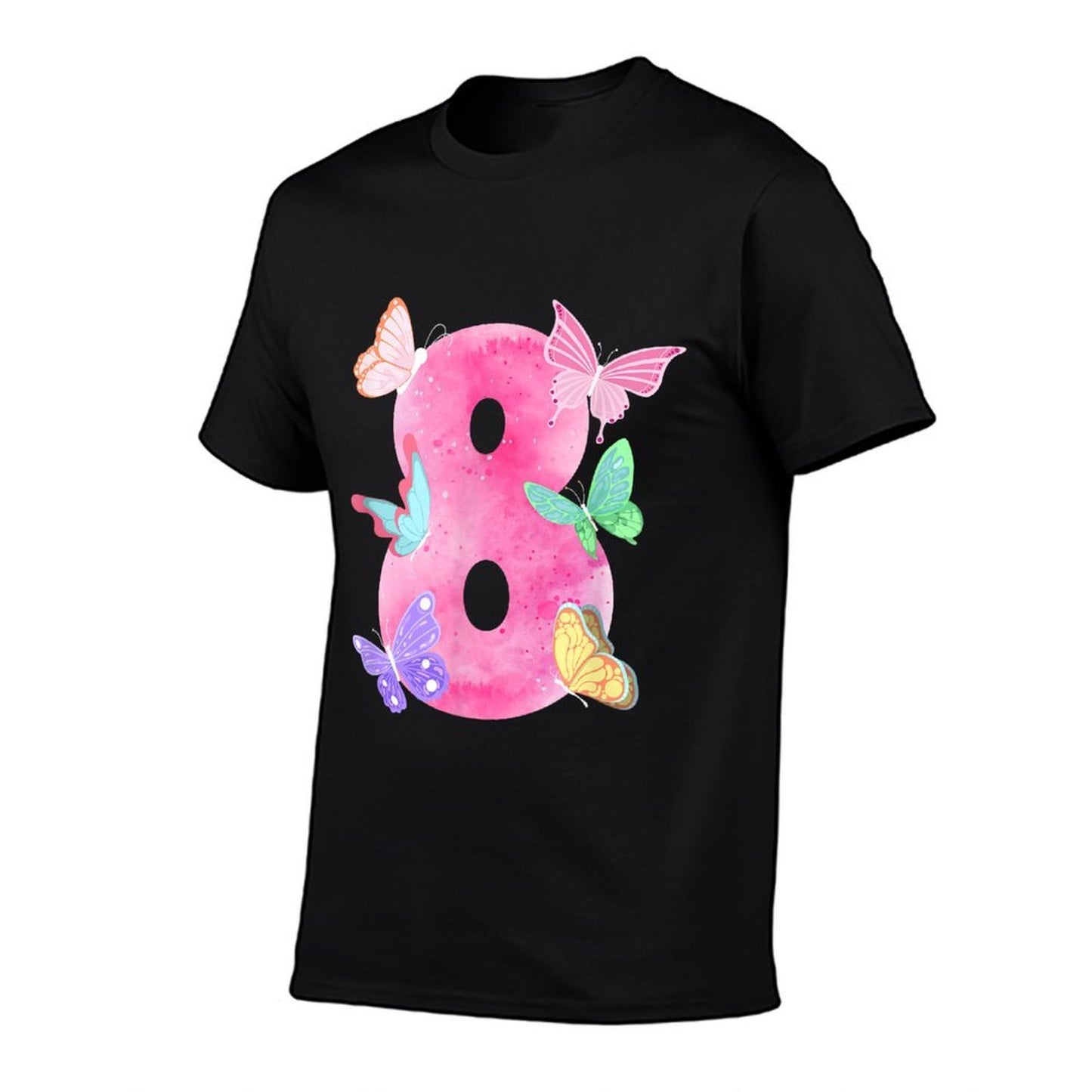 8th Butterfly Birthday Eight Year Old Butterflies Birthday  Affordable Price T-Shirt