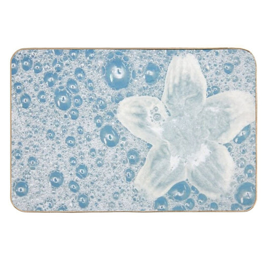 Designer Bubbles And Lilly -  Dirt-Trapping Bath Mat