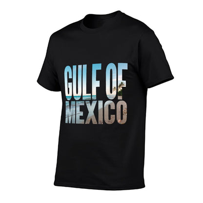 Gulf of Mexico Beach Palm American Retro Vintage Souvenir  Versatile T-Shirt