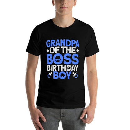 Grandpa Of The Boss Birthday Party Outfit Like A Boss  Breathable T-Shirt