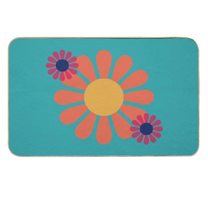 Groovy Flower  Stain-Proof Bath Mat