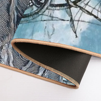 Sea Monster  Fade-Resistant Bath Mat