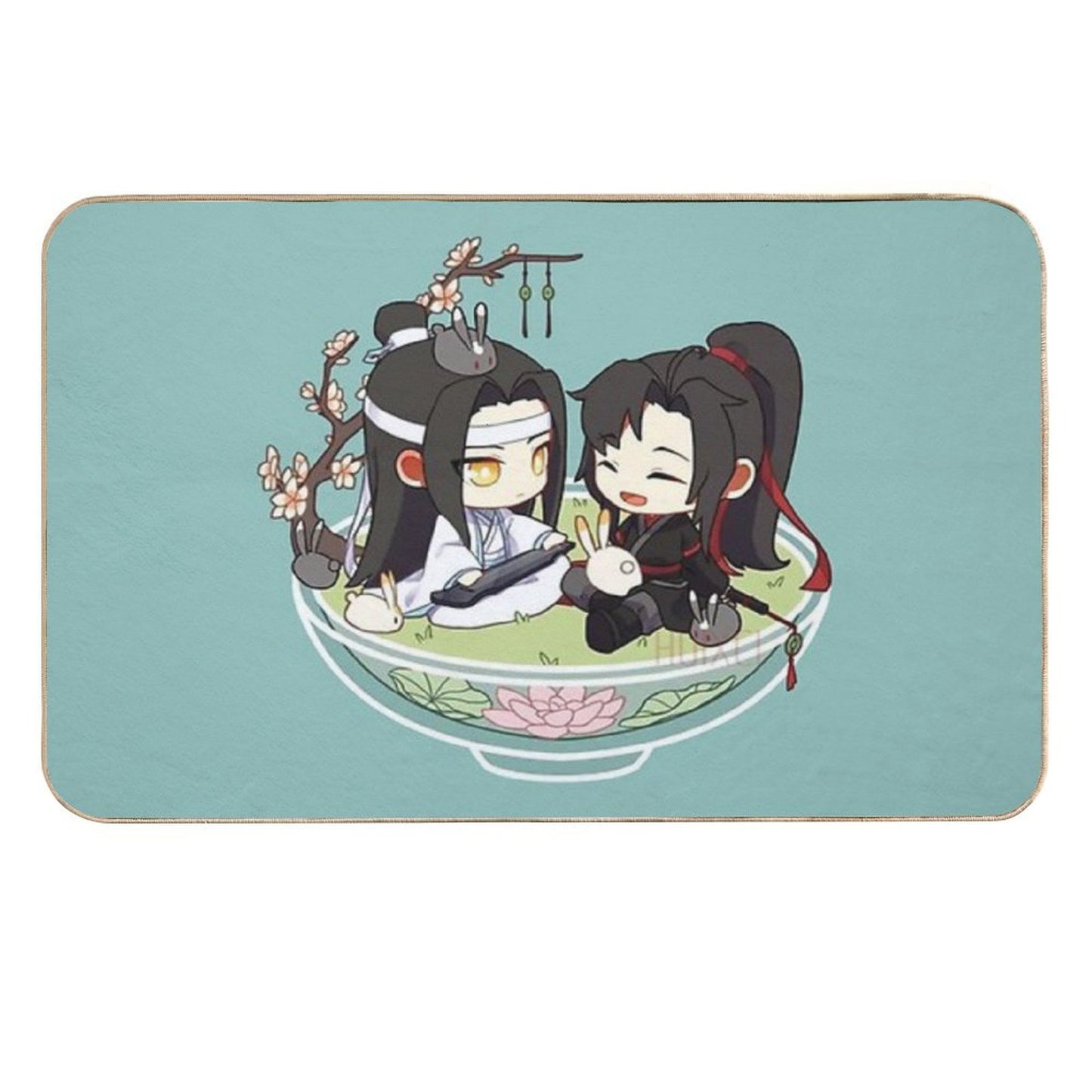 TheUNTAMED.BOWL.OF.WANGXIAN  Rapid-Drying Bath Mat