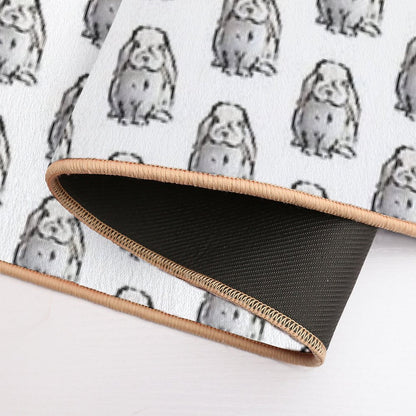 Lop Eared Bunny  Stain-Proof Bath Mat
