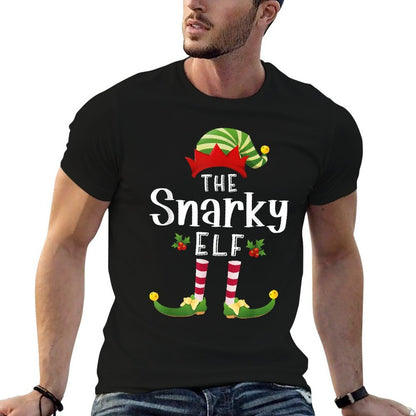 Snarky Christmas Elf Matching Pajama X-Mas Party  Quick-drying T-Shirt