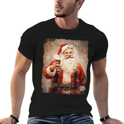 Winter Xmas Snowman Reindeer Merry Christmas Santa Claus  Lightweight T-Shirt