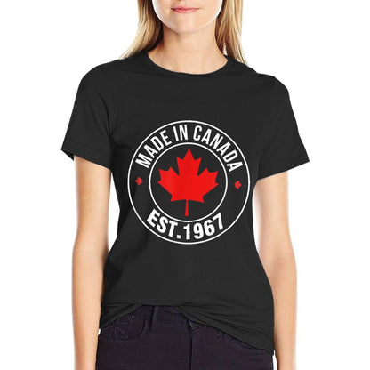 Made in The Canada Est. 1967 Happy 50th Birthday T  Quick-drying T-Shirt